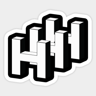 HHH High School Logo Sticker